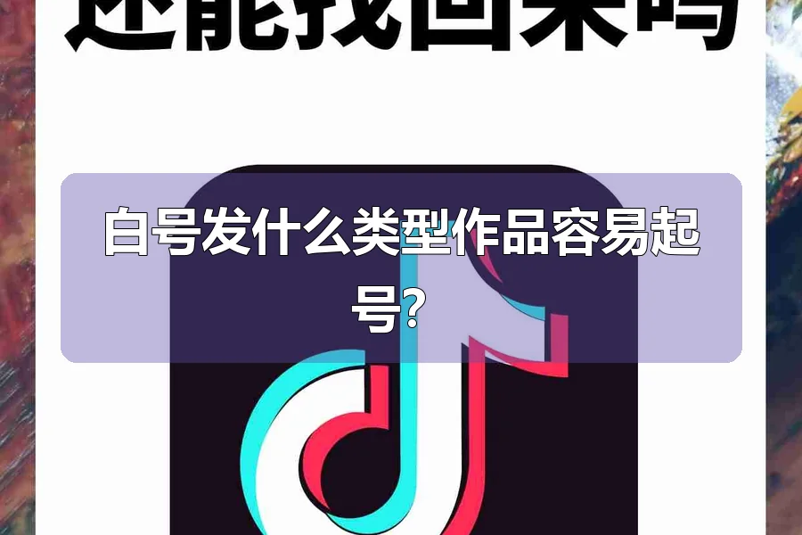 白号发什么类型作品容易起号？